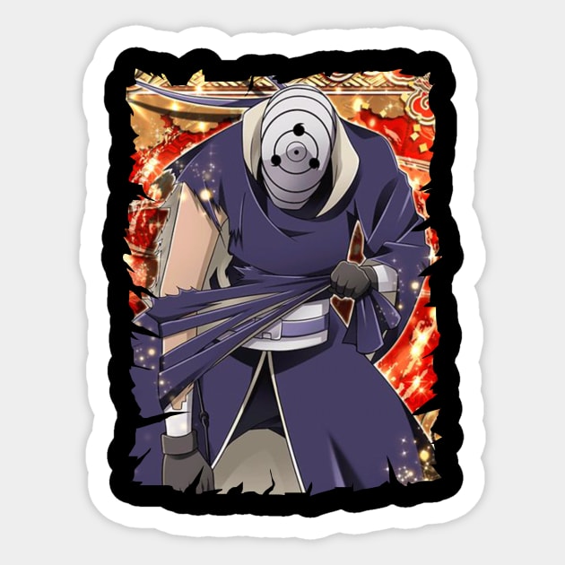 TOBI OBITO MERCH VTG Sticker by Melesz.Ink Tattoo